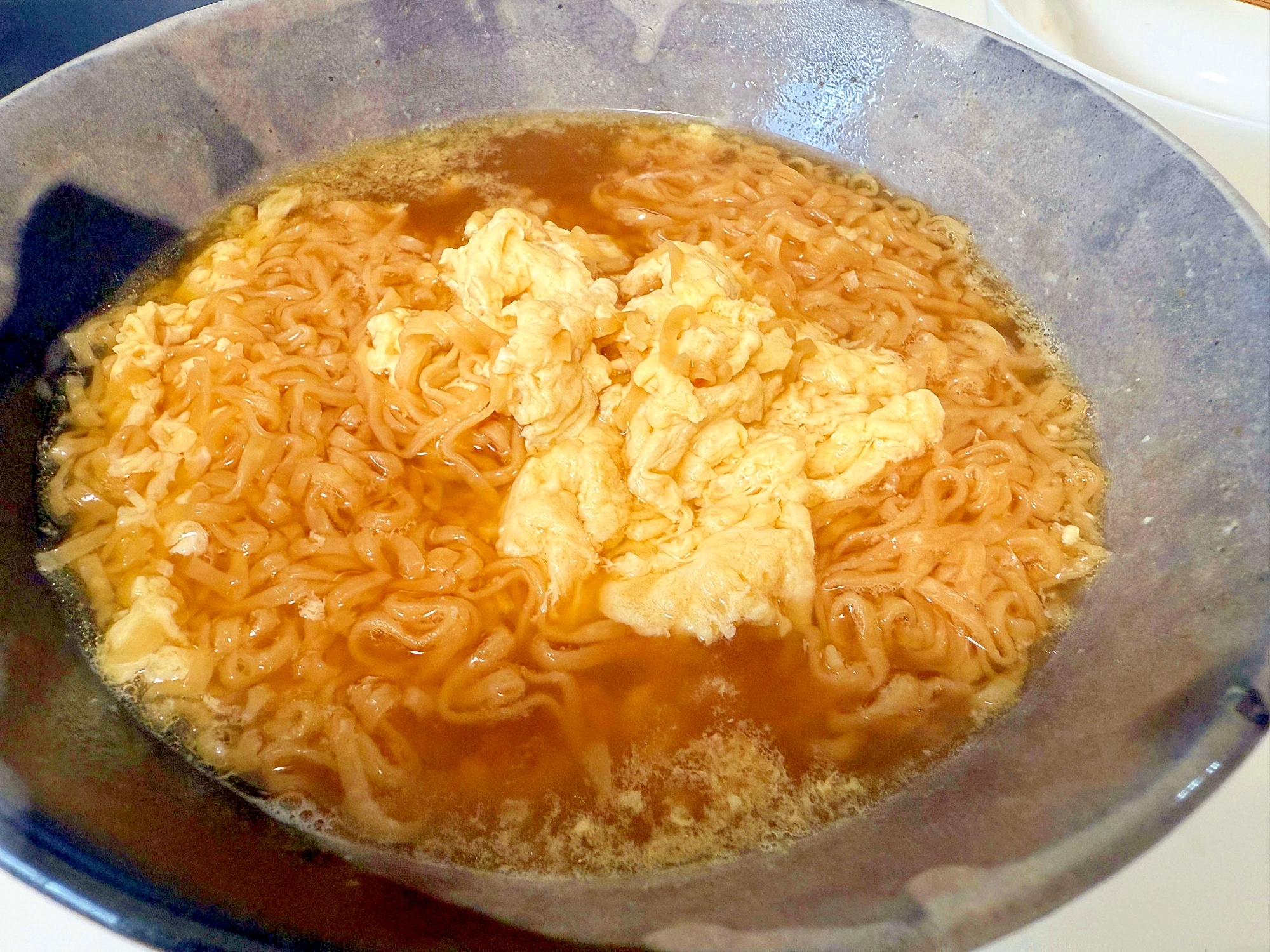 ふわとろ卵の黄金チキンラーメン、失敗なし！