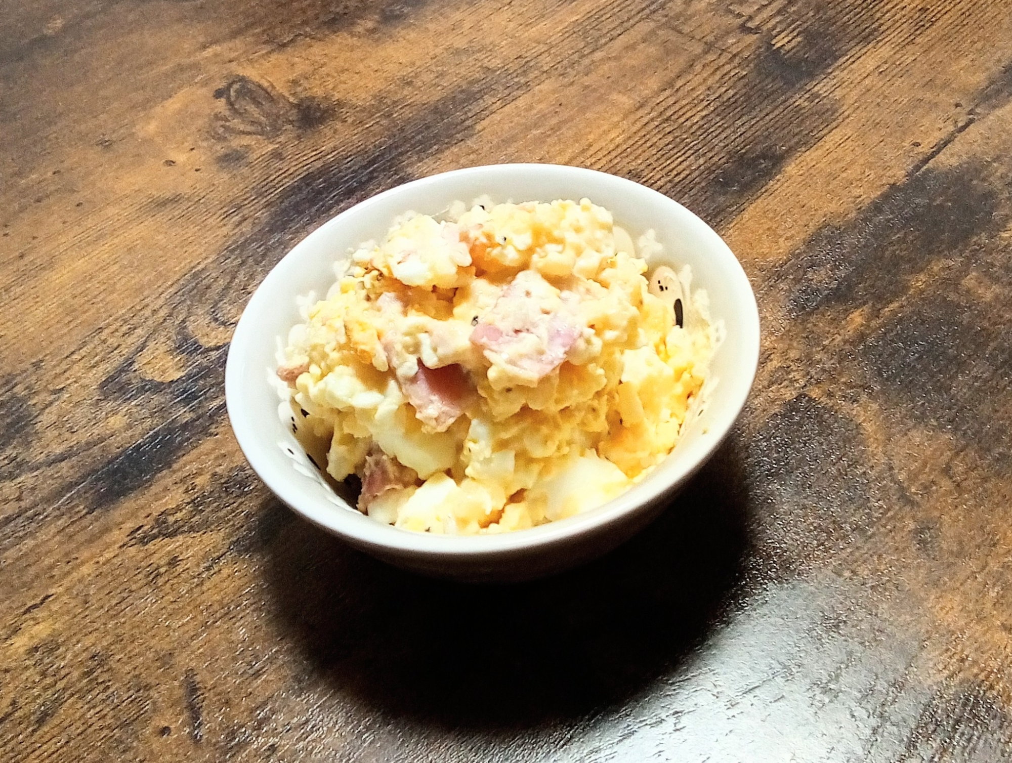 ベーコンポテトタマゴサラダ♪