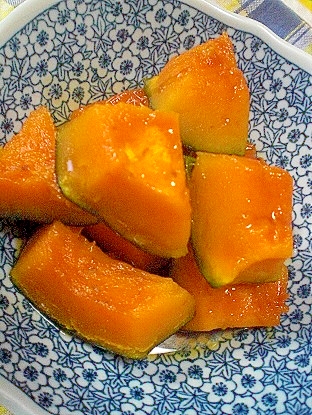 おでんの残り汁で！　❤　つやつやかぼちゃの煮物　❤