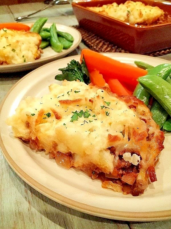 チーズも乗ってる♪コテージパイ(シェパーズパイ)