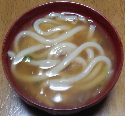 ほうれん草と卵のあんかけうどん