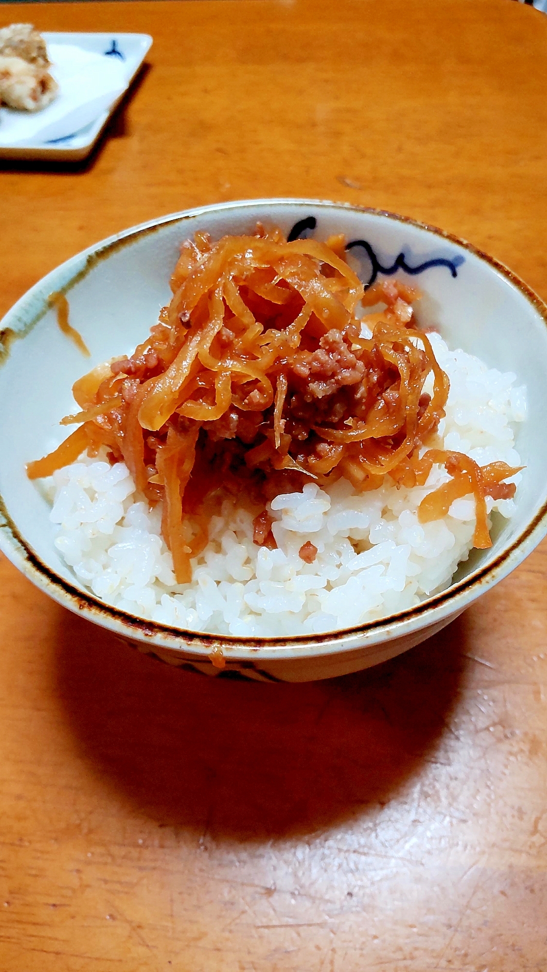 豚ひき肉としょうがの甘辛煮