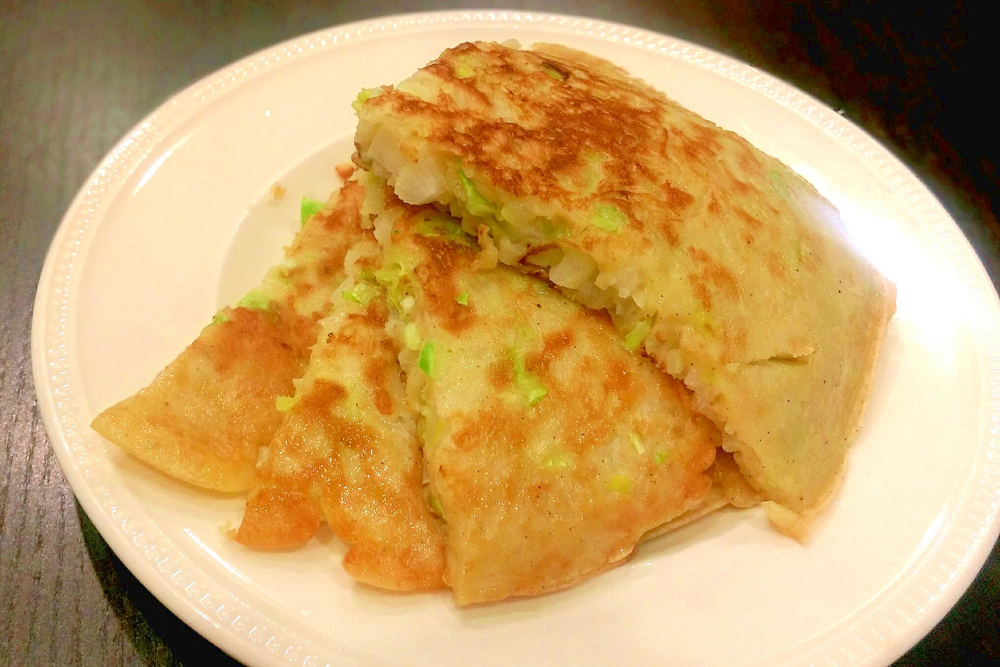 野菜嫌いの子どもに 大根とネギのお好み焼き風 レシピ 作り方 By むーさん65 楽天レシピ