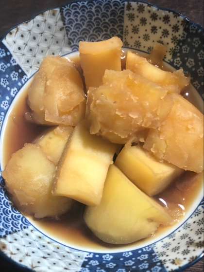 じゃがいもだけの煮物