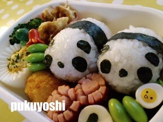 幼稚園のお弁当に☆
海苔パーツだけなのに可愛い＾＾
特にお尻、プリティすぎる♡