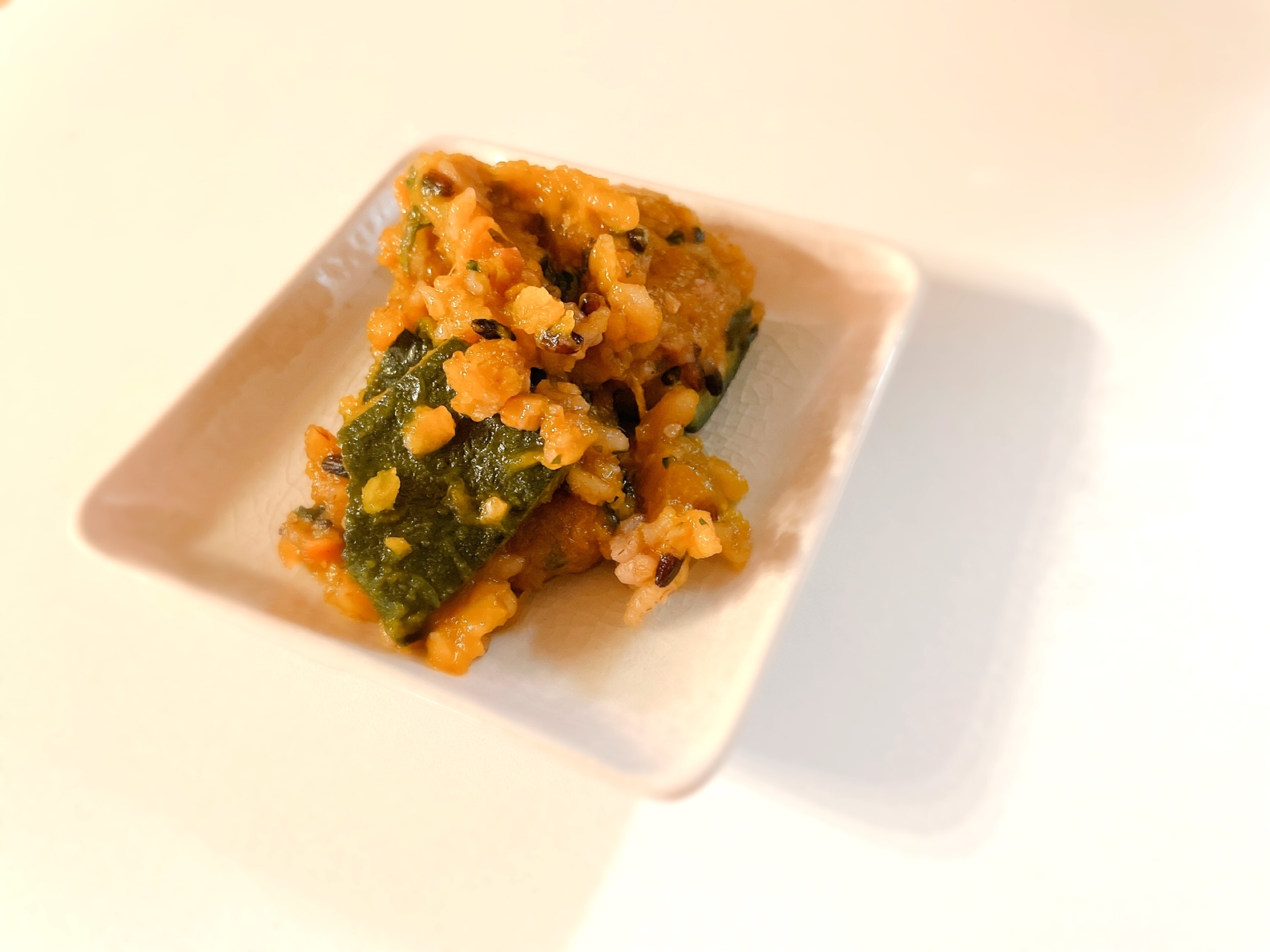 食感を楽しむ かぼちゃの雑穀煮