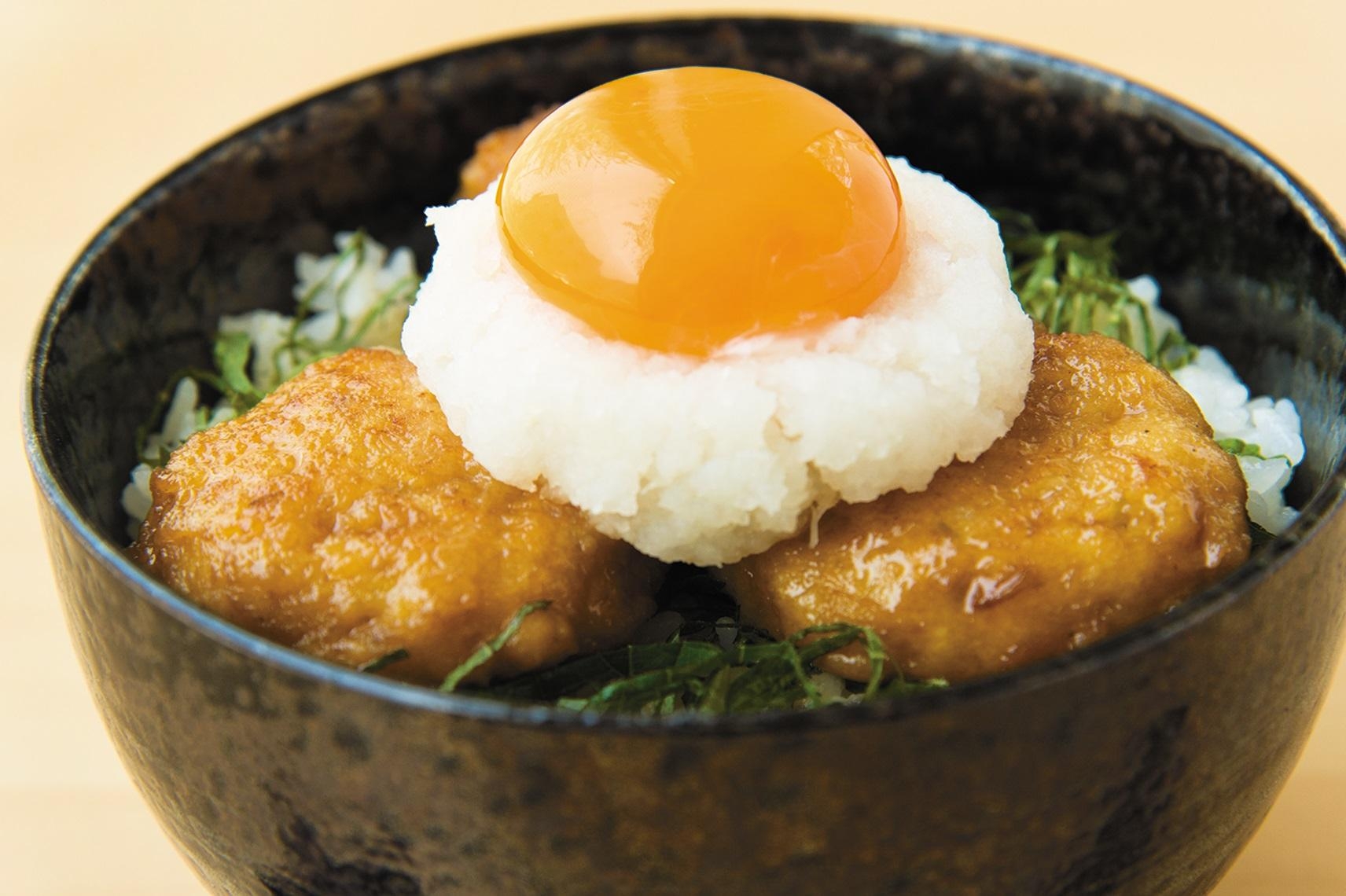 「この豚丼のたれ」の鳥つくね丼