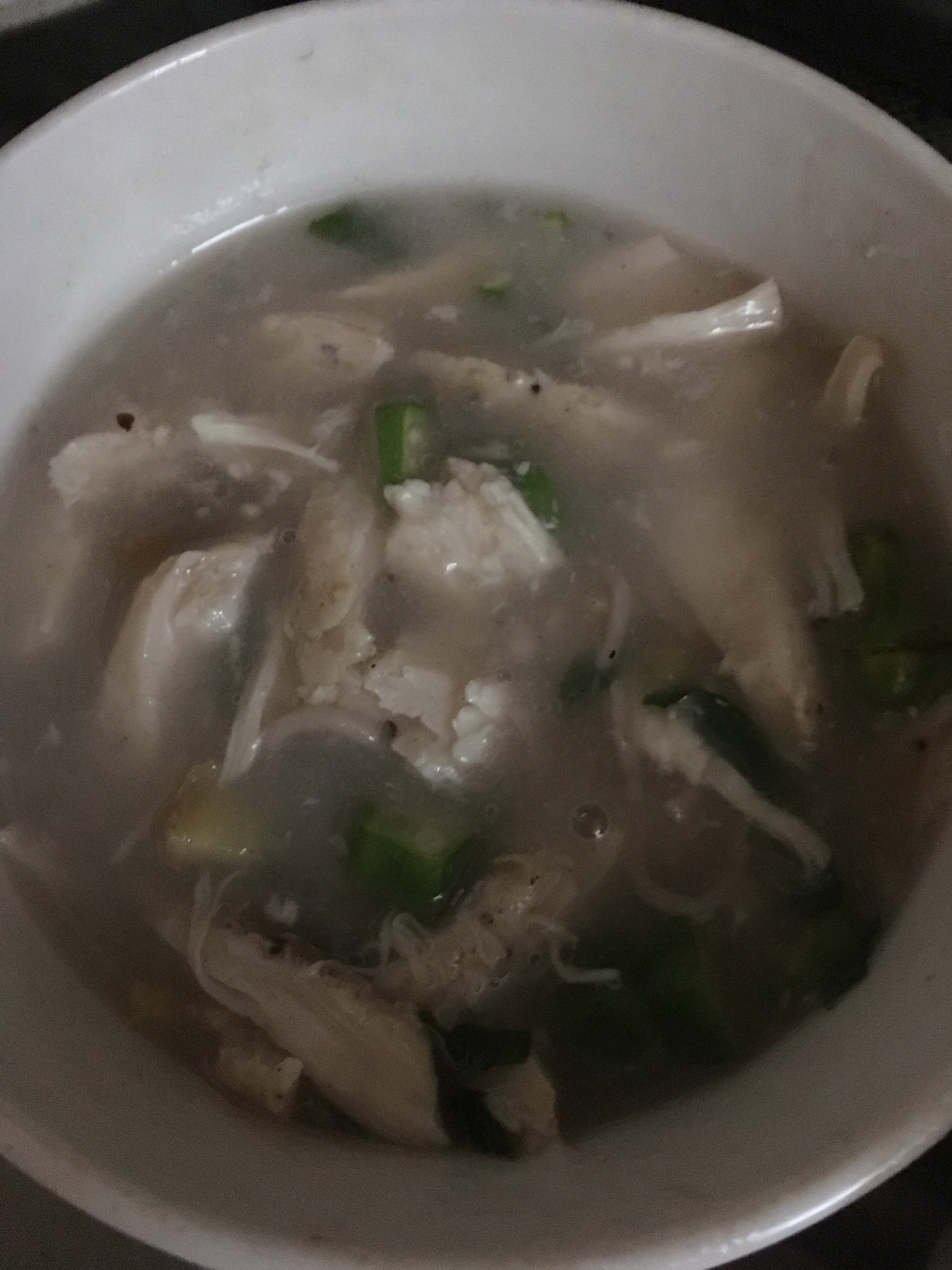 まるで和風サムゲタン  蕎麦湯で簡単とろとろスープ