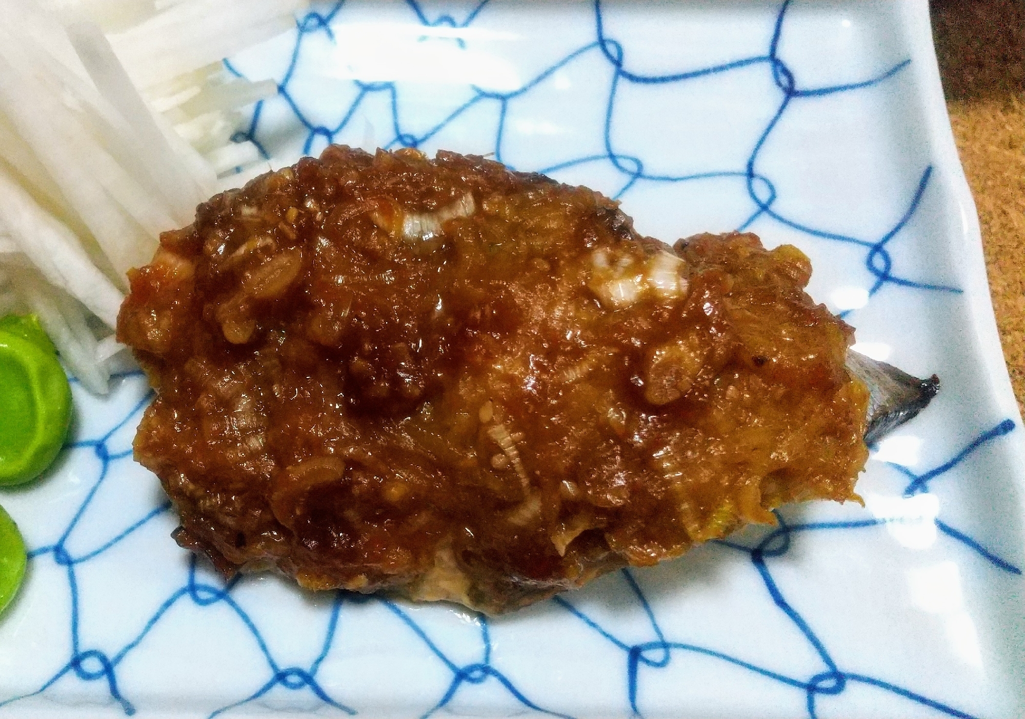 カンパチのねぎ味噌焼き