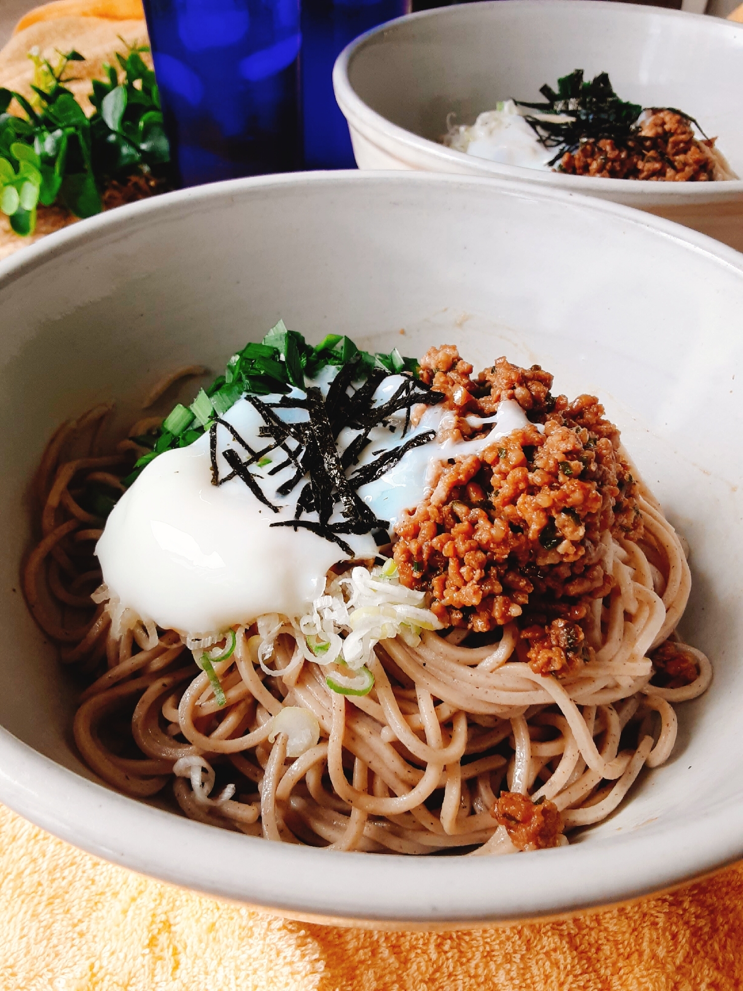 まぜまぜ美味しい☆蕎麦で作る台湾風肉味噌まぜそば