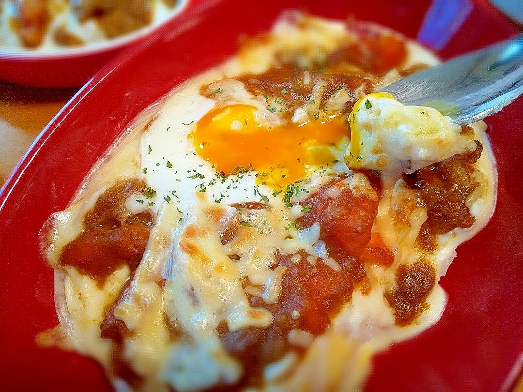 カレーリメイク＊焼きカレードリア