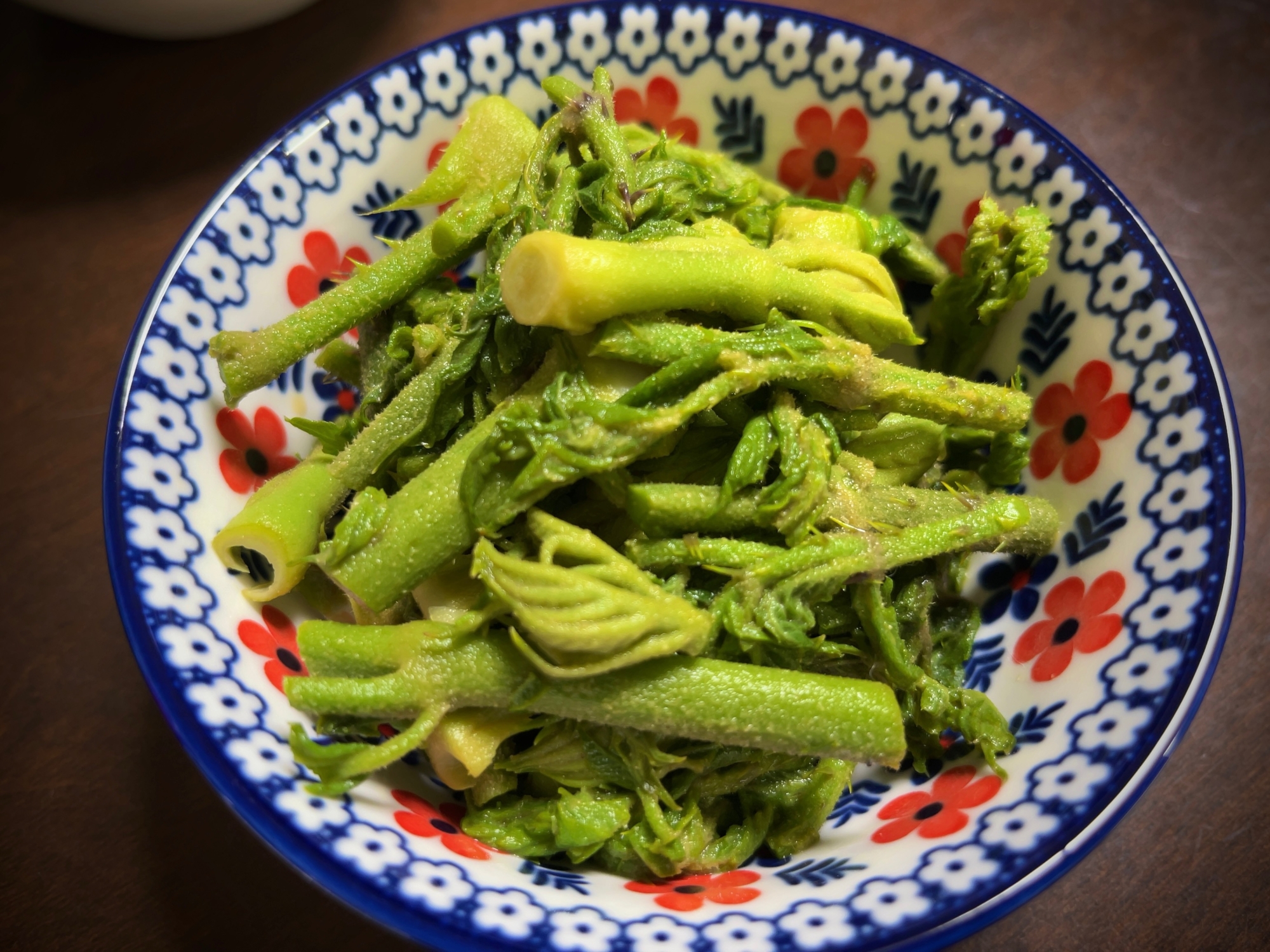 【旬味/山菜】タラの芽からし和え
