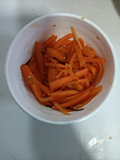 にんじん塩昆布ナムル•.¸¸¸.☆