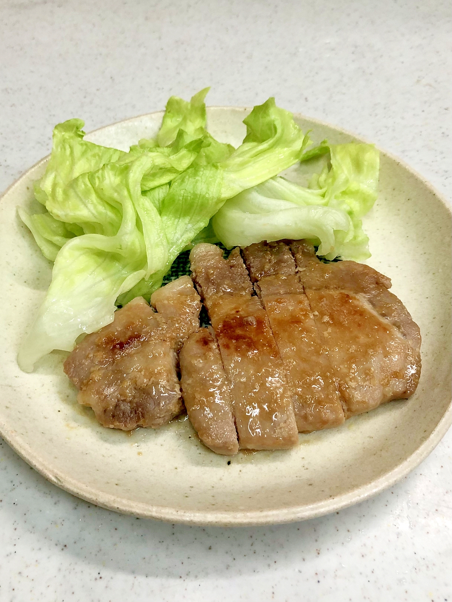 豚肉の味噌ステーキ　簡単味噌タレ