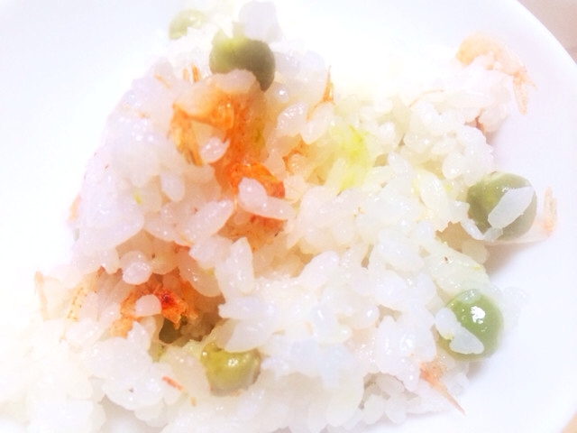 ピンクが可愛い豆ご飯 レシピ 作り方 By Emipou 楽天レシピ