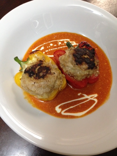 パプリカの肉詰め 時短でできるよ!