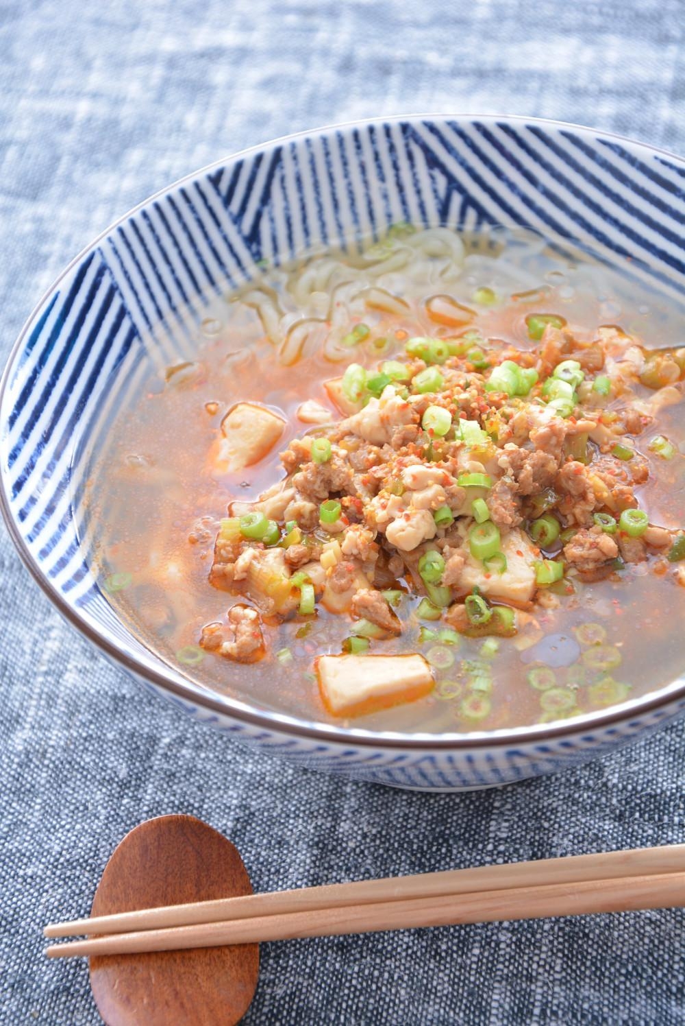 こんにゃく麺でダイエット麻婆ラーメン