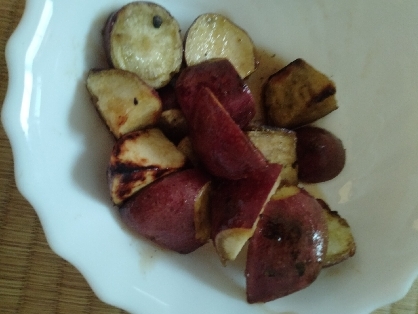 揚げない大学いも