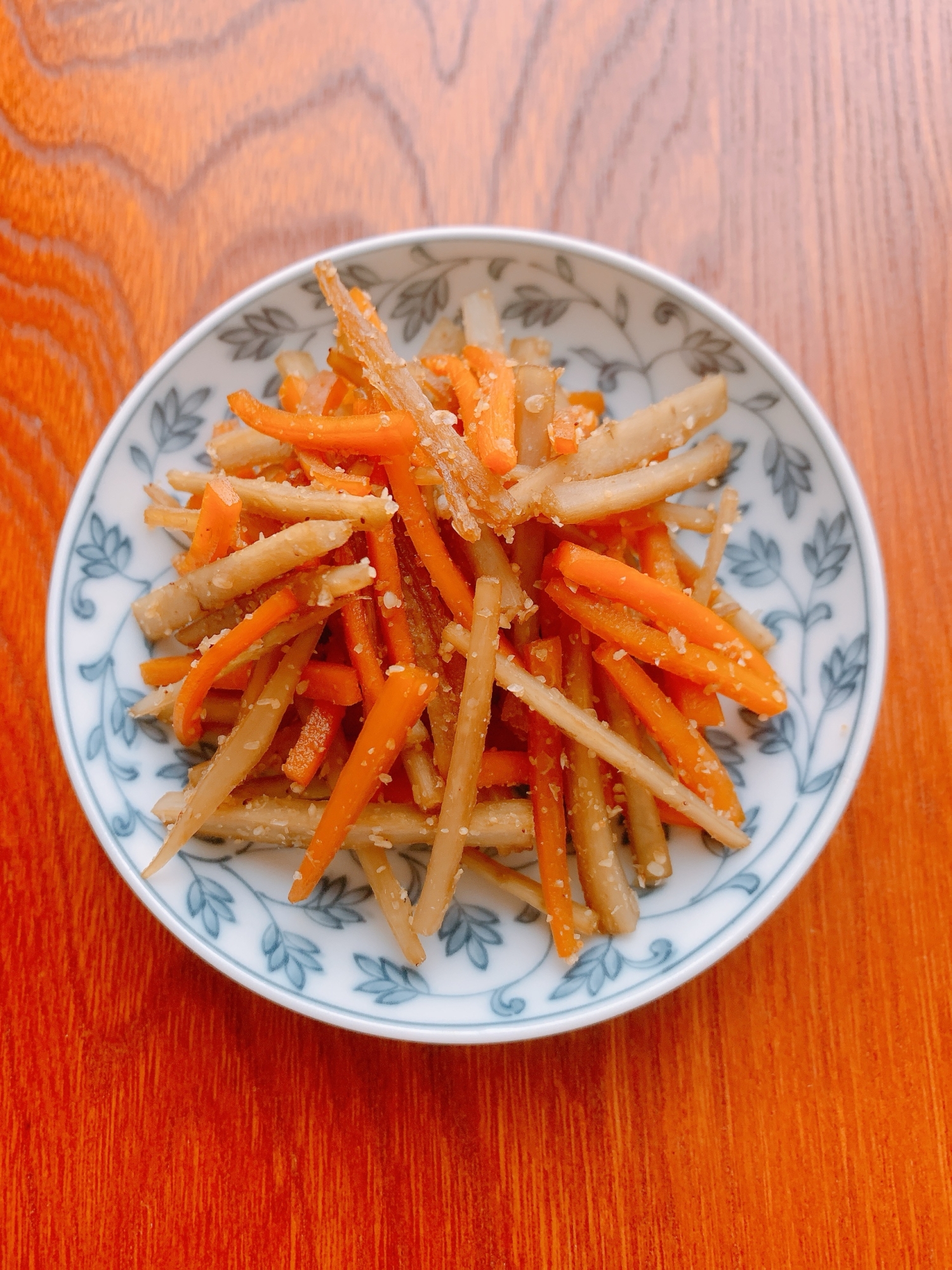 油不使用のきんぴらごぼう