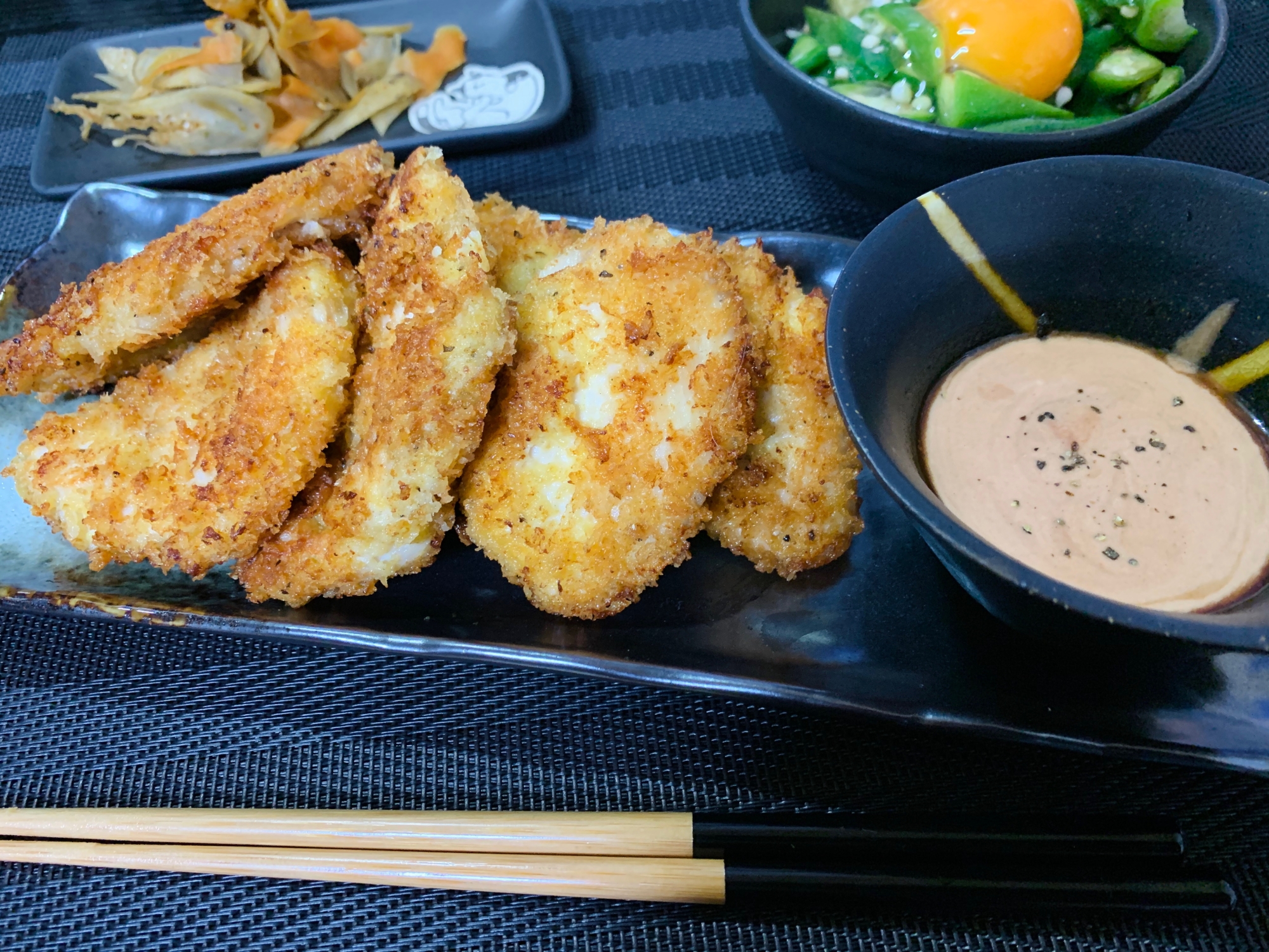 楽チン揚げ焼きチキンカツレツ