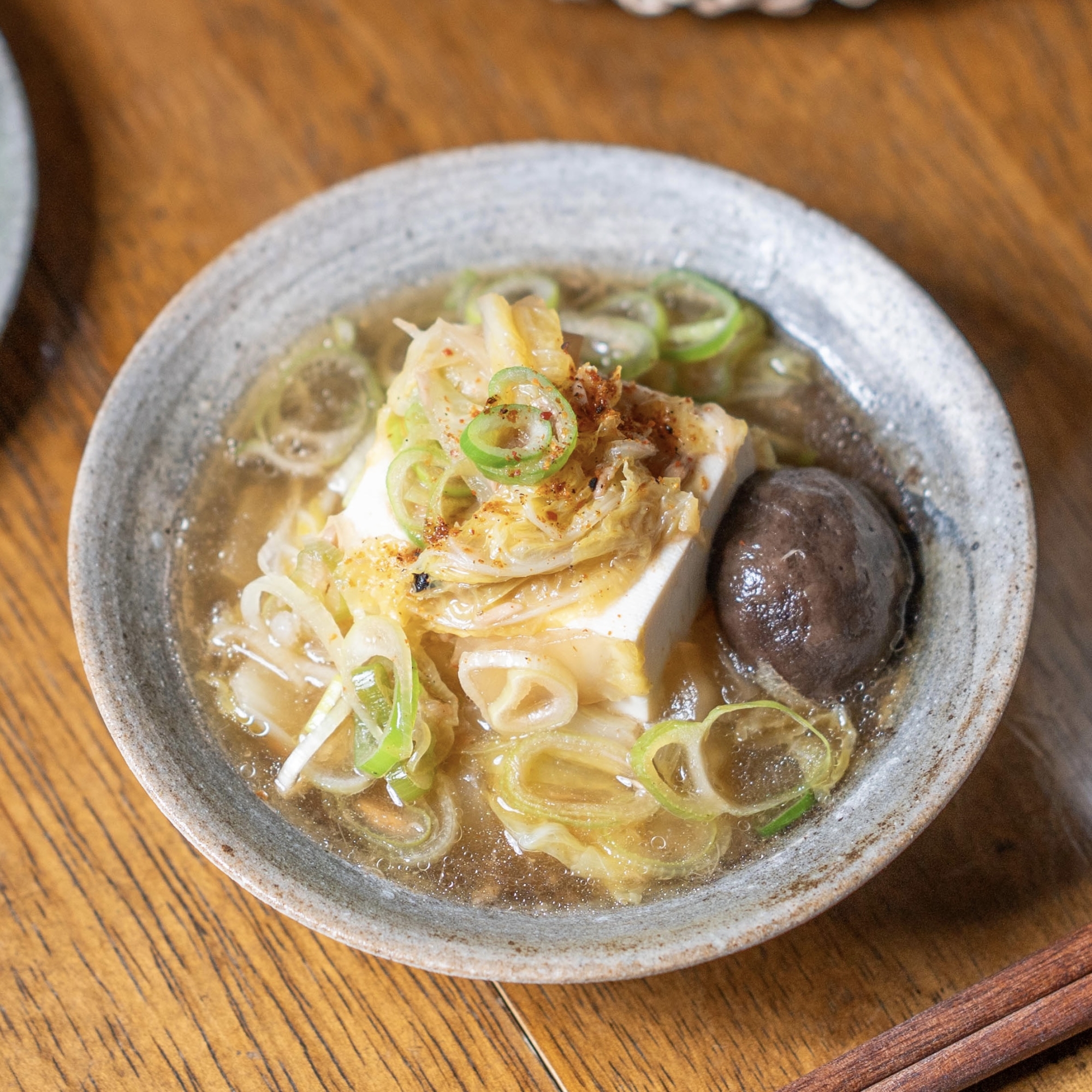 豆腐とツナのとろみ鍋【和食・主菜】
