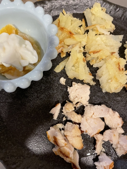 離乳食完了期｜鶏胸肉のチキンソテー