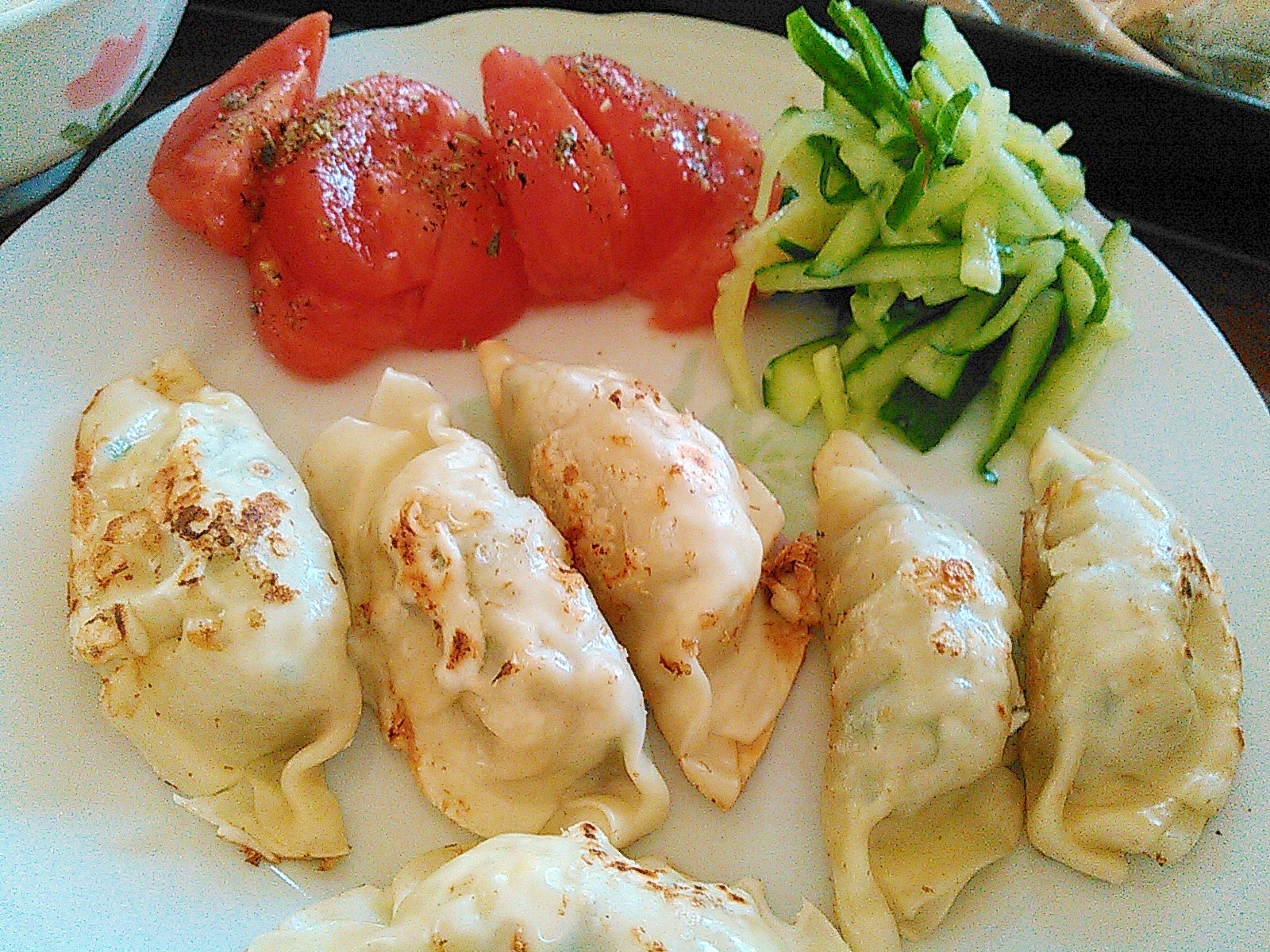 こんがりノンオイルで焼き餃子