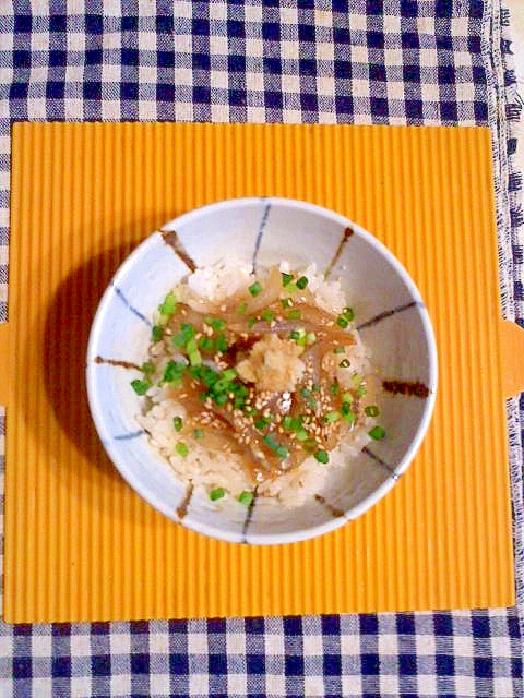 サヨリの漬け丼♪