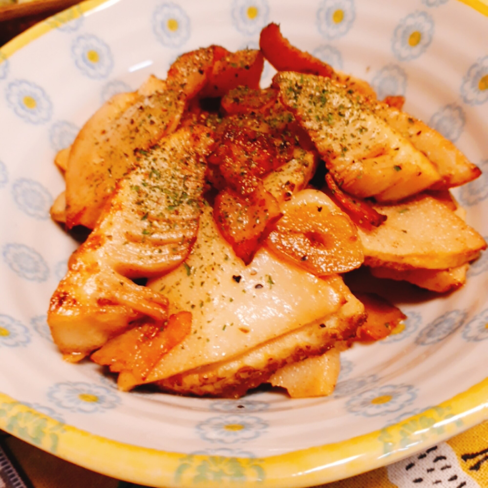 元祖食品サンプル　たけのこのガーリック炒め 78e9fe4ee31ba3f0c31195c97bf873