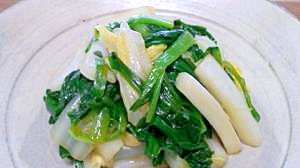 にらと白菜のラー油サラダ