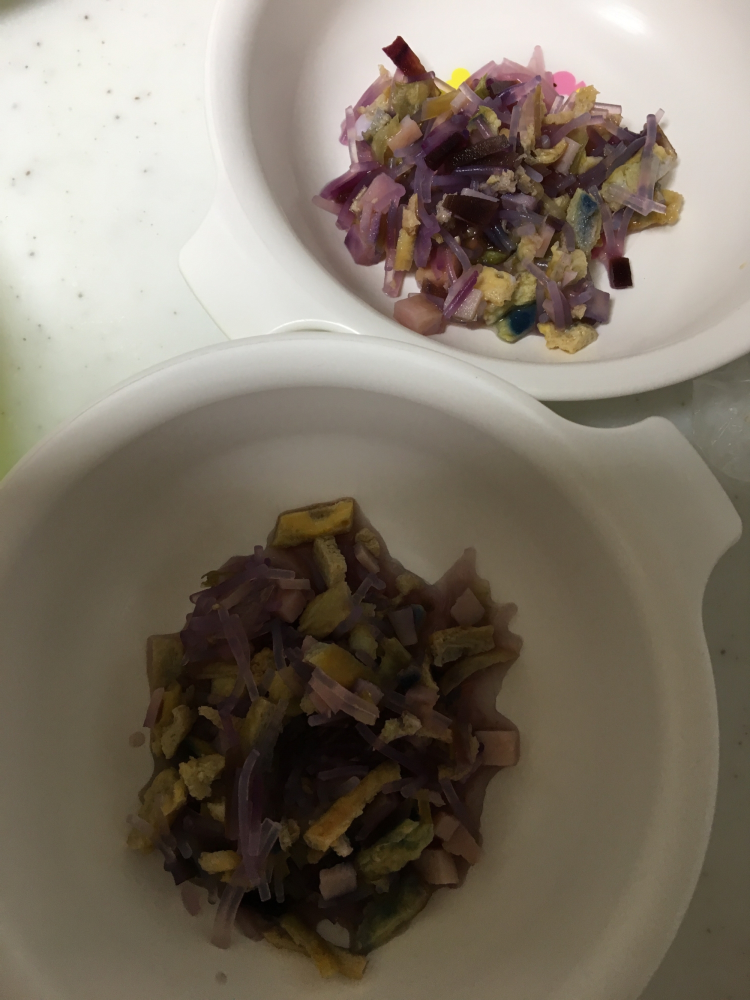 離乳食完了期 紫人参と春雨の酢の物 レシピ 作り方 By Xmickyx 楽天レシピ