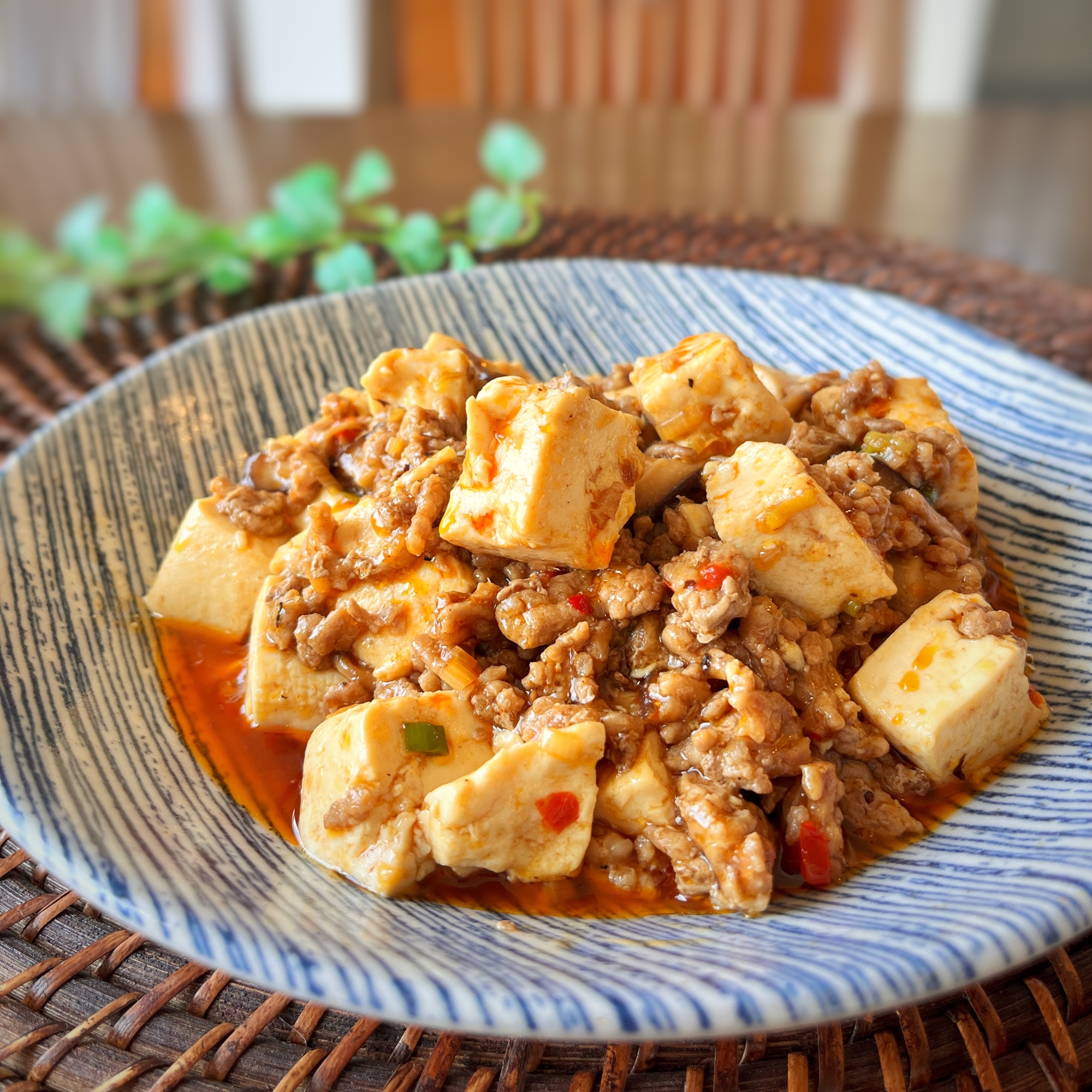 お肉たっぷり麻婆豆腐