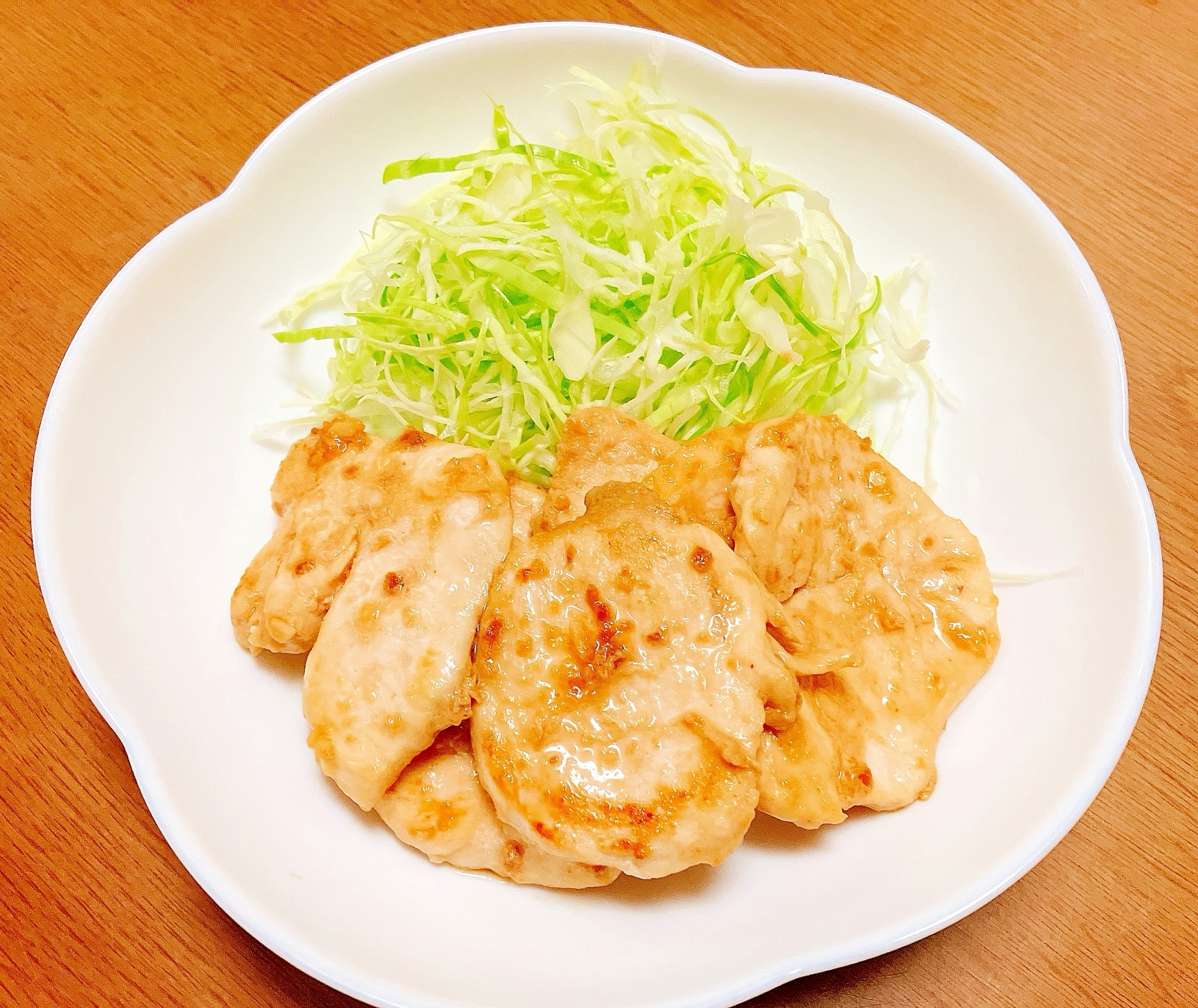 鶏胸肉の生姜焼き