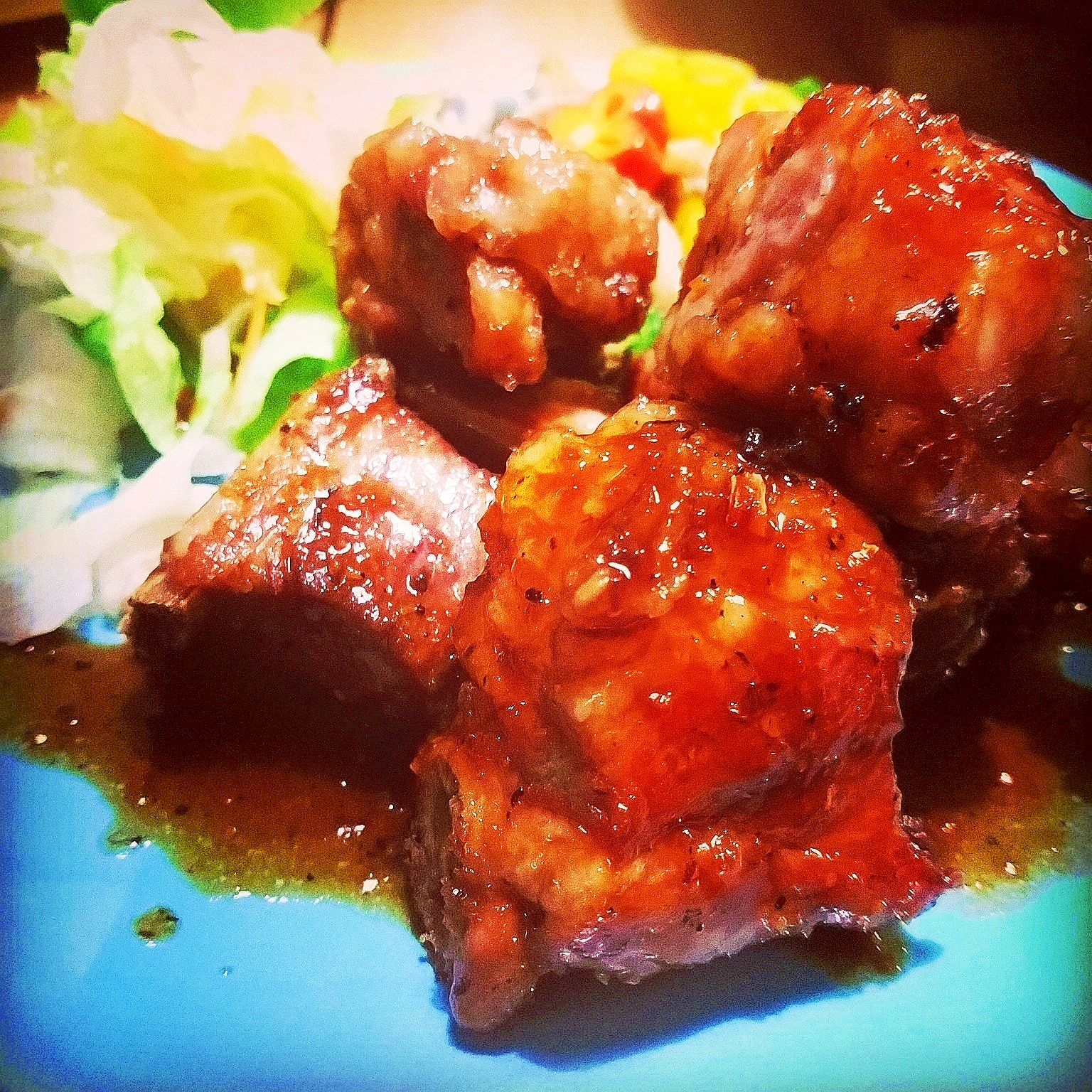 ☆フライパンで簡単!BBQスペアリブ☆