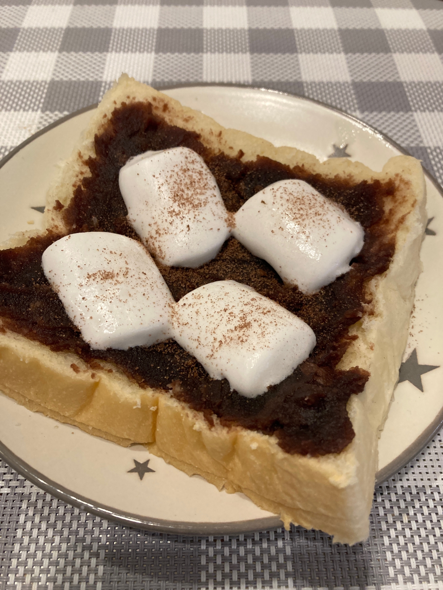 マシュマロあんこパン