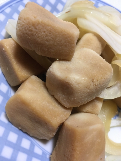 ボリュームおかず☆高野豆腐の甘辛炒め