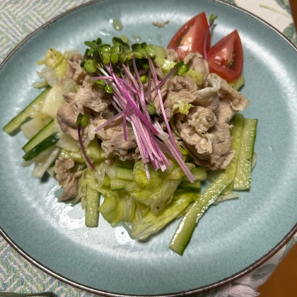 【夏に食べたい】豚肉の冷しゃぶサラダ