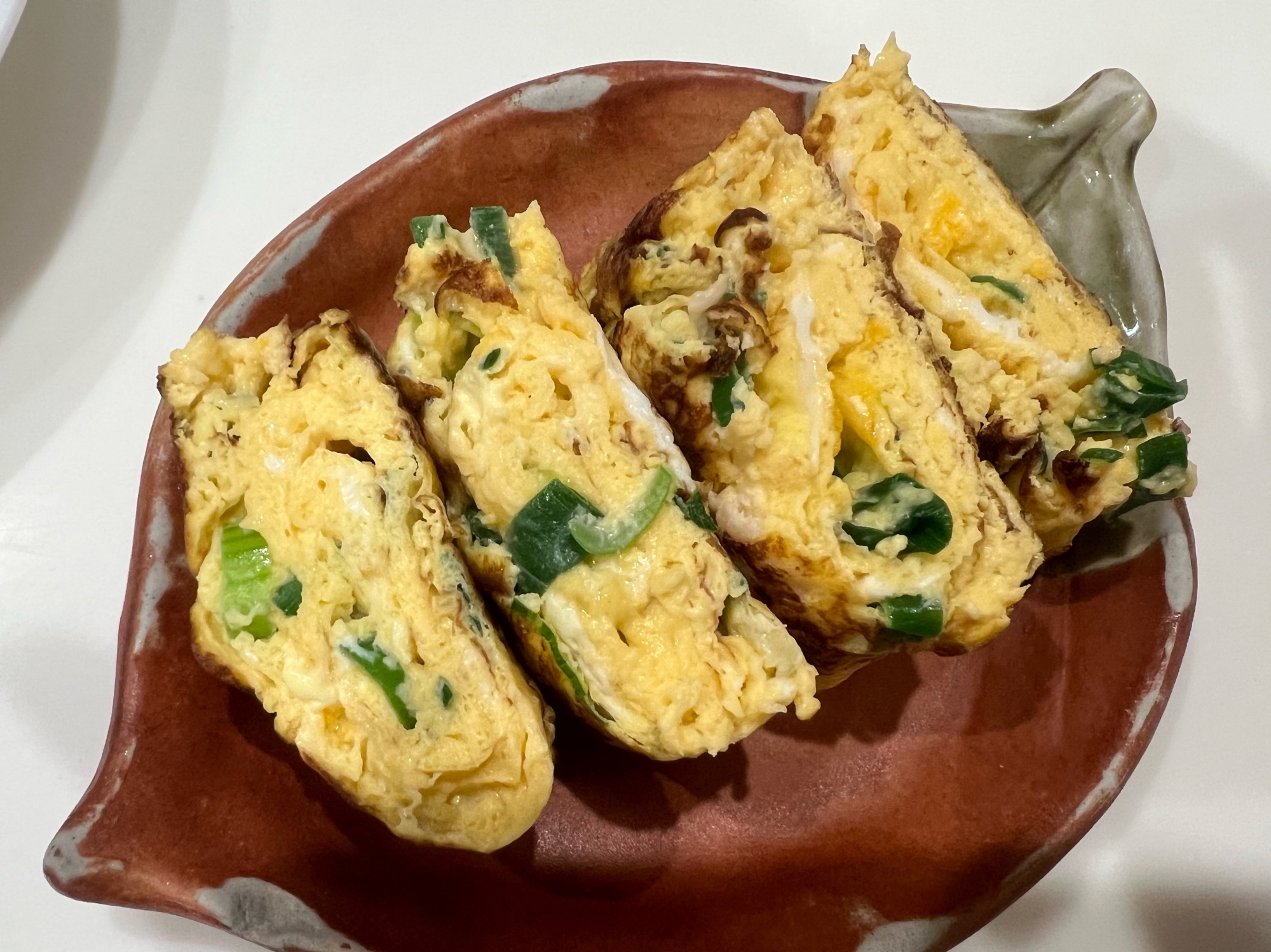 酒粕と葱の卵焼き