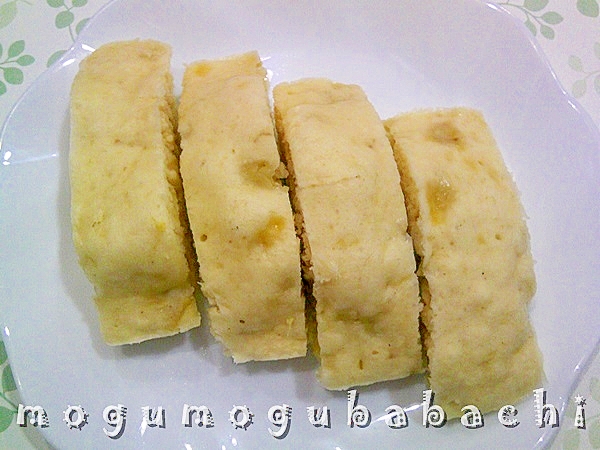 レンジで作る バナナ蒸しパン レシピ 作り方 By もぐもぐばばち 楽天レシピ