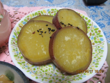 電気圧力鍋で時短！ほくほく！さつまいもの甘煮！