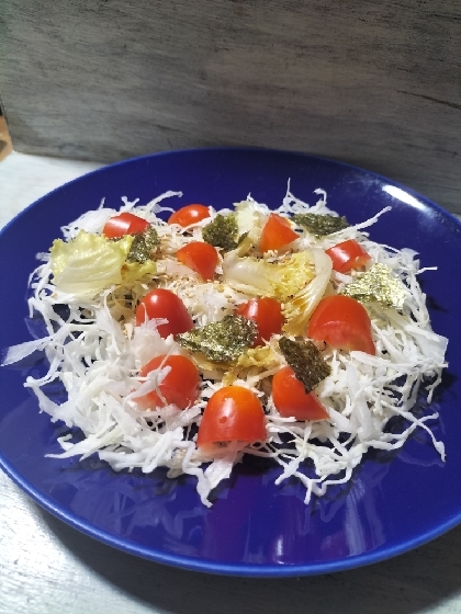 自家製ドレッシングで生野菜