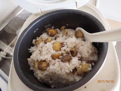 炊飯器で簡単★ホクホク栗ご飯