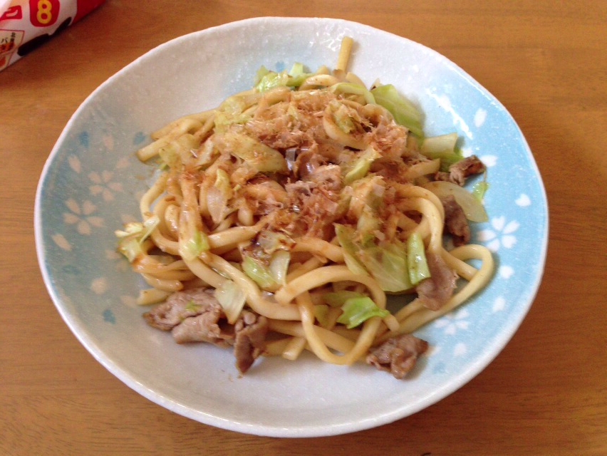 絶品！野菜たっぷり焼きうどん