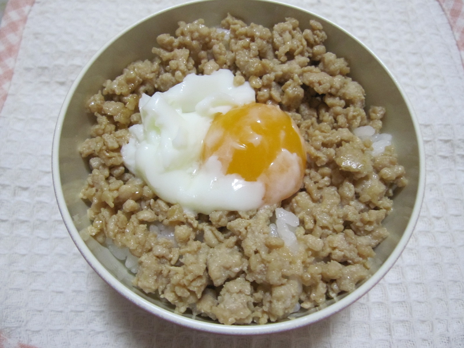 ♪鶏のそぼろ丼♪