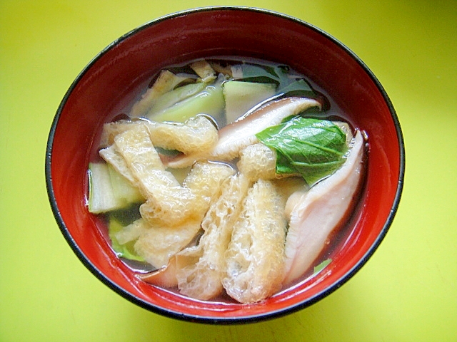 チンゲン菜のすまし汁