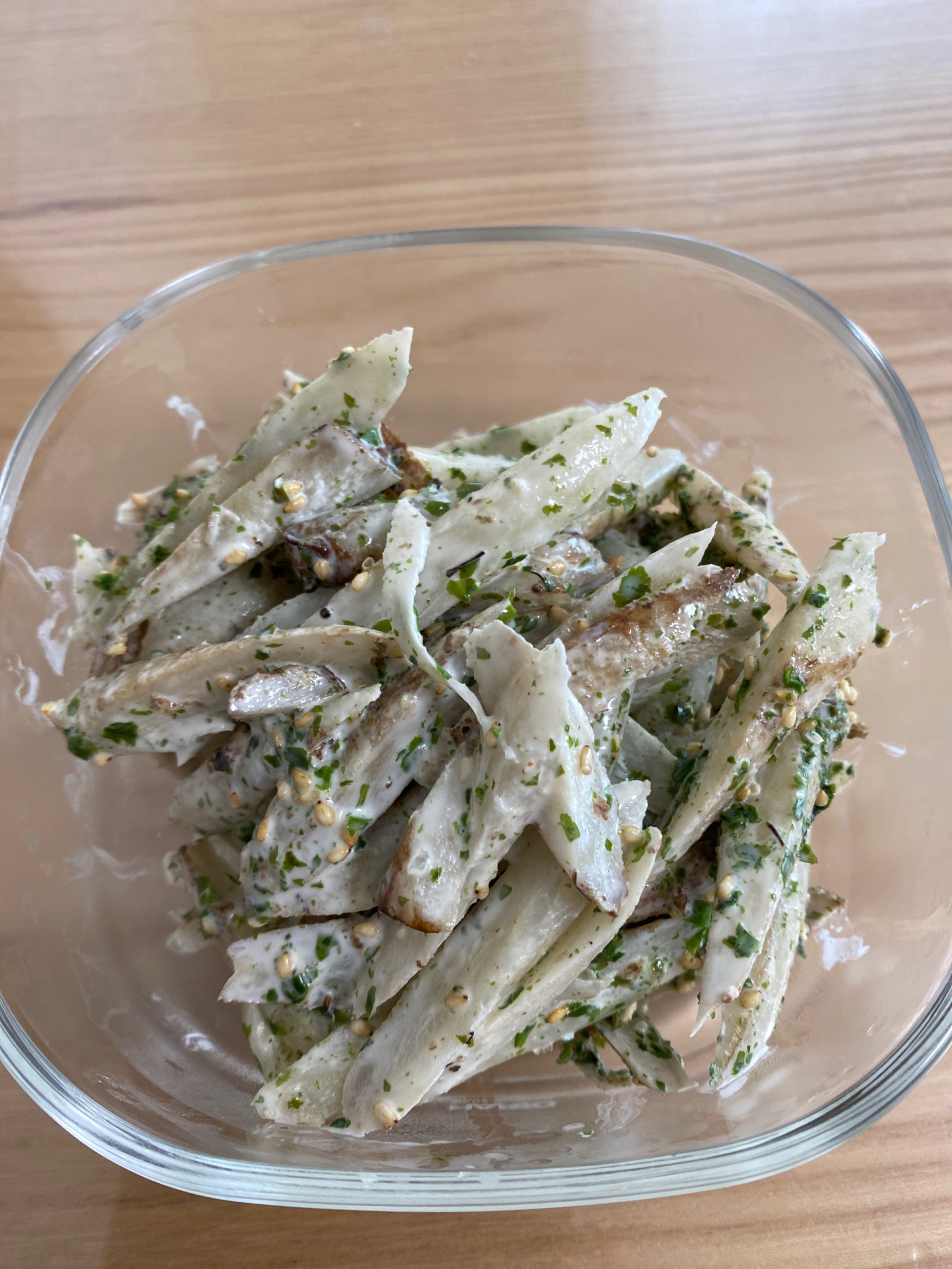 ごぼうのマヨ和え