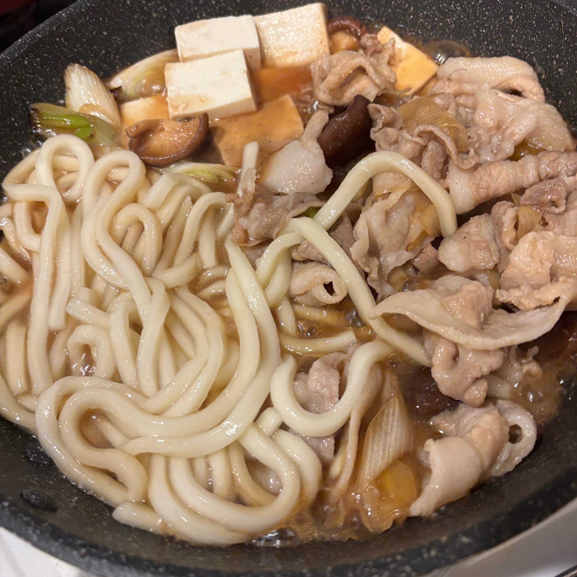 すき焼きうどん