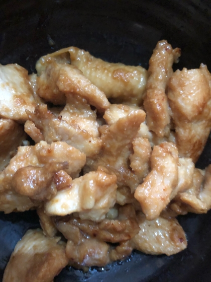 しっとり香ばしい鶏むね肉のにんにく味噌焼き♪