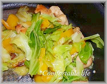 ★”ぼんじりの塩野菜炒め