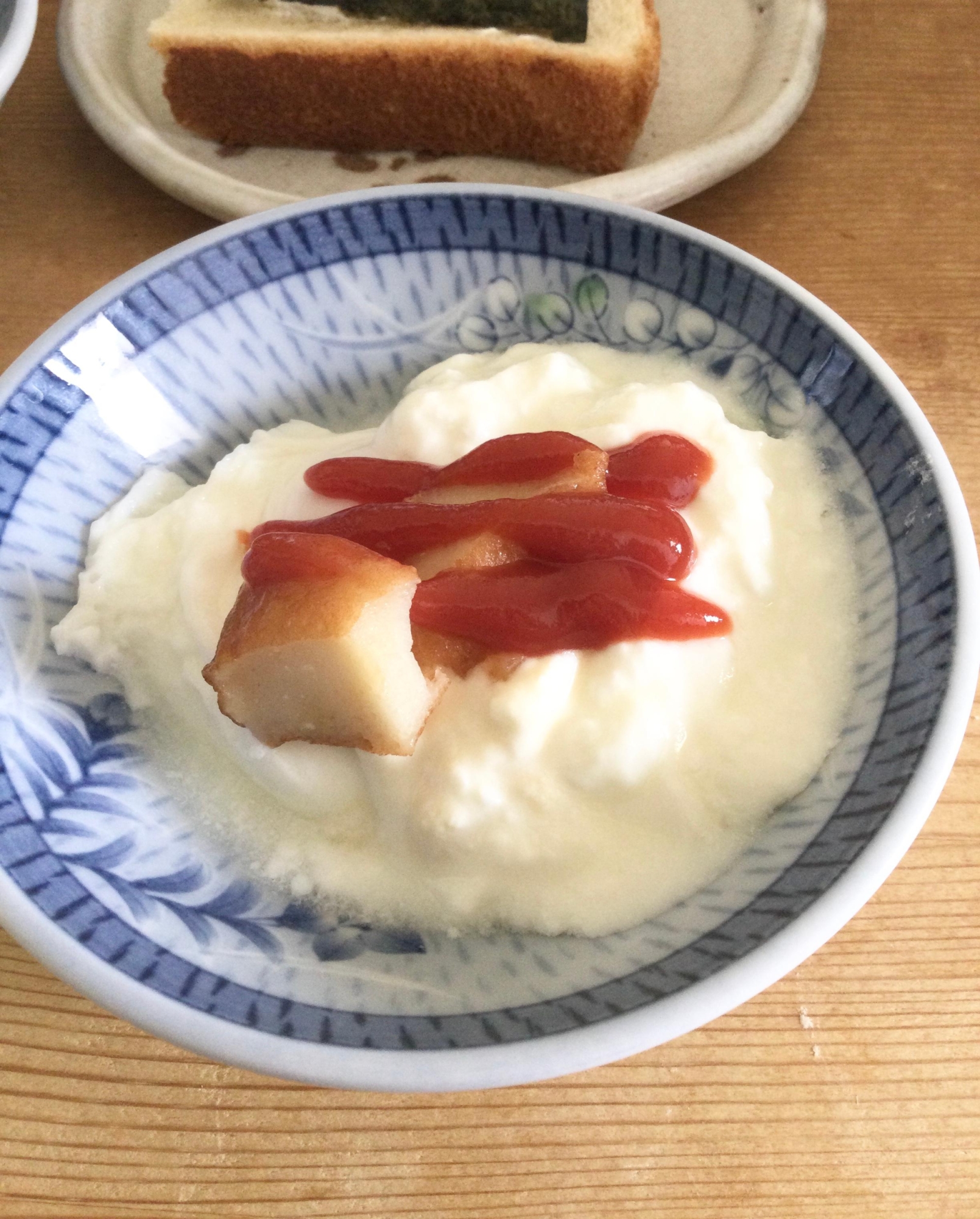 さつま揚げたまごヨーグルト♪